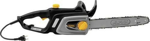 Alpina Outdoor Elektro Kettensäge 1800W in Schwarz mit 350mm Schwertlänge - Bild 1