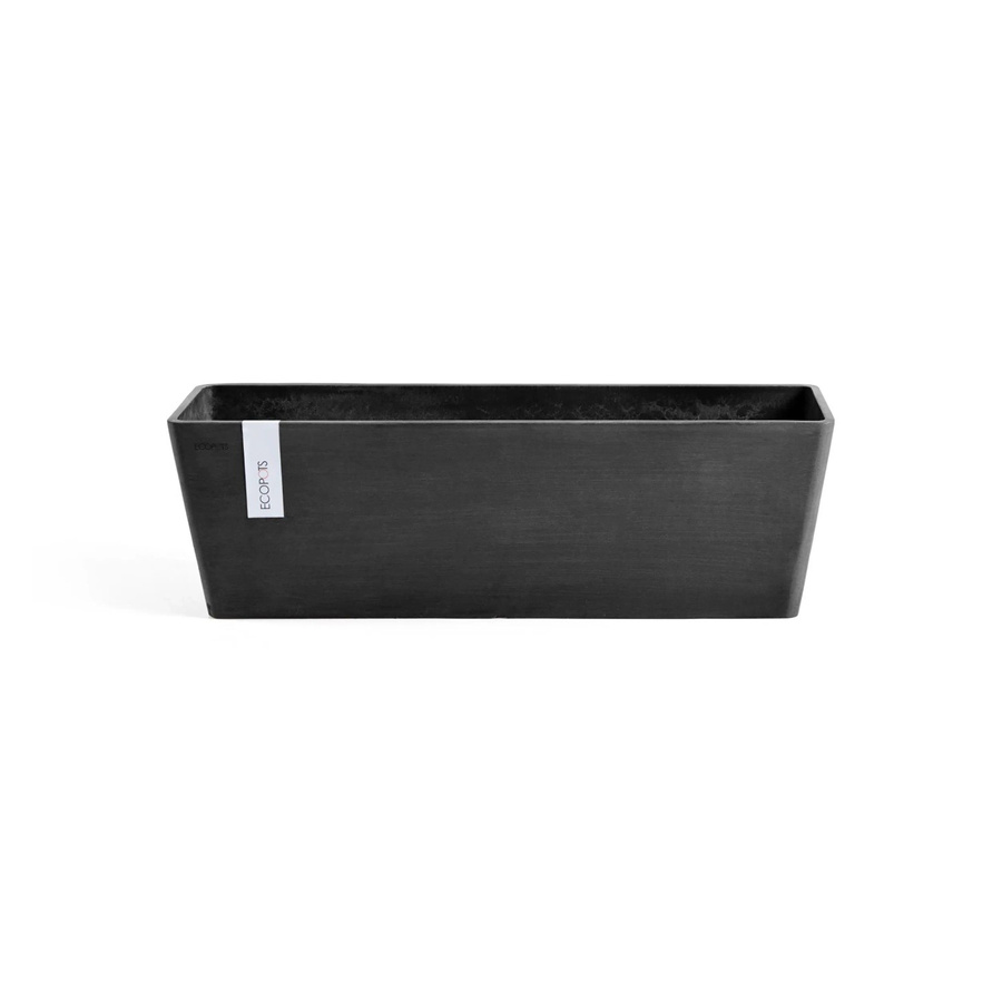 Ecopots Pflanzkübel Bruges Dunkelgrau rechteckig B/T/H: 45 x 17 x 17 cm - Bild 2