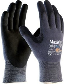 aTG Handschuh MaxiCut Ultra AD-APT in Blau und Grau, Größe 10, Nitril, EN 388 - Bild 1