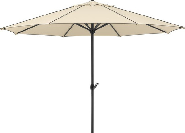 Schneider Marktschirm Adria in Beige mit Kurbelmechanik, Durchmesser: 350 cm
