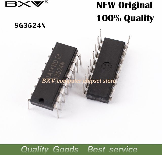 10 Stück SG3524N DIP-16 Schaltregler IC in Schwarz - Bild 1