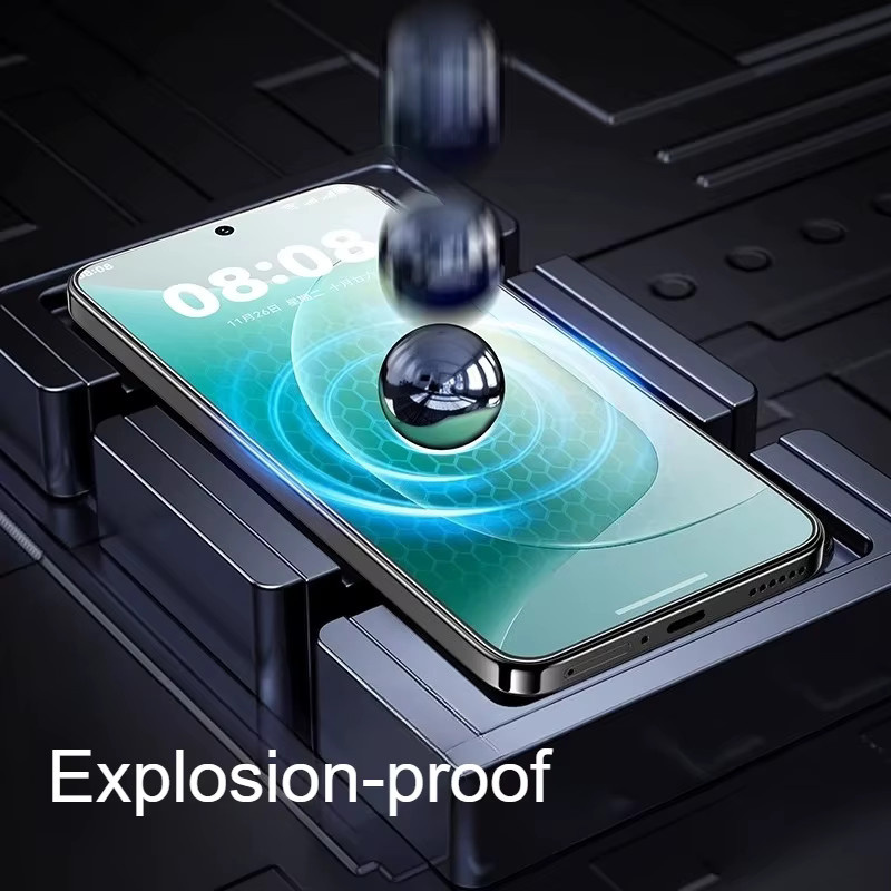 SmartDevil Hartglas-Schutzfolie für Honor Magic 8 Pro und Honor 300, Transparent, HD Displayschutz mit Anti-Fingerabdruck-Funktion - Bild 3