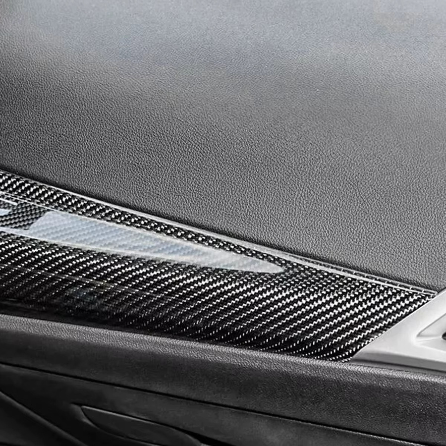 Metyoucar Dashboard Abdeckung aus echtem Carbon für BMW 2er 3er 4er Serie G42 G20 G22 G28 M2 G87 M3 G80 M4 G82 ab 2025 LHD, Schwarz - Bild 5
