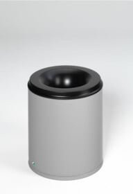 VAR Papierkorb mit Löschkopf silber 80 l - Bild 1