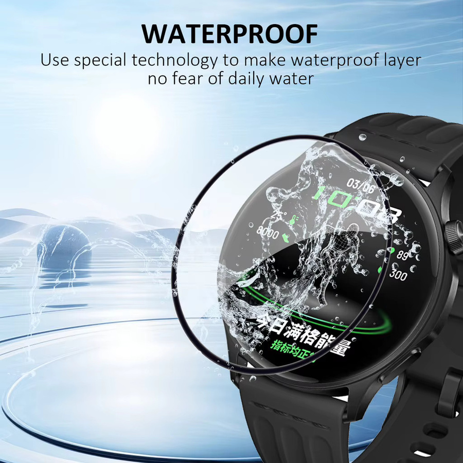 OPPO Displayschutzfolie für Watch S X/X2, Silikon, transparent - Bild 4