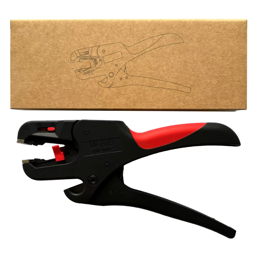 Multifunktionale automatische Abisolierzange von WOZOBUY in Schwarz für den Bereich 0,03–10 mm - Bild 3