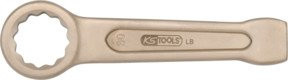 KS Tools BRONZEplus Schlag-Ringschlüssel aus Aluminium-Bronze in Gold, Breite: 115 mm - Bild 1