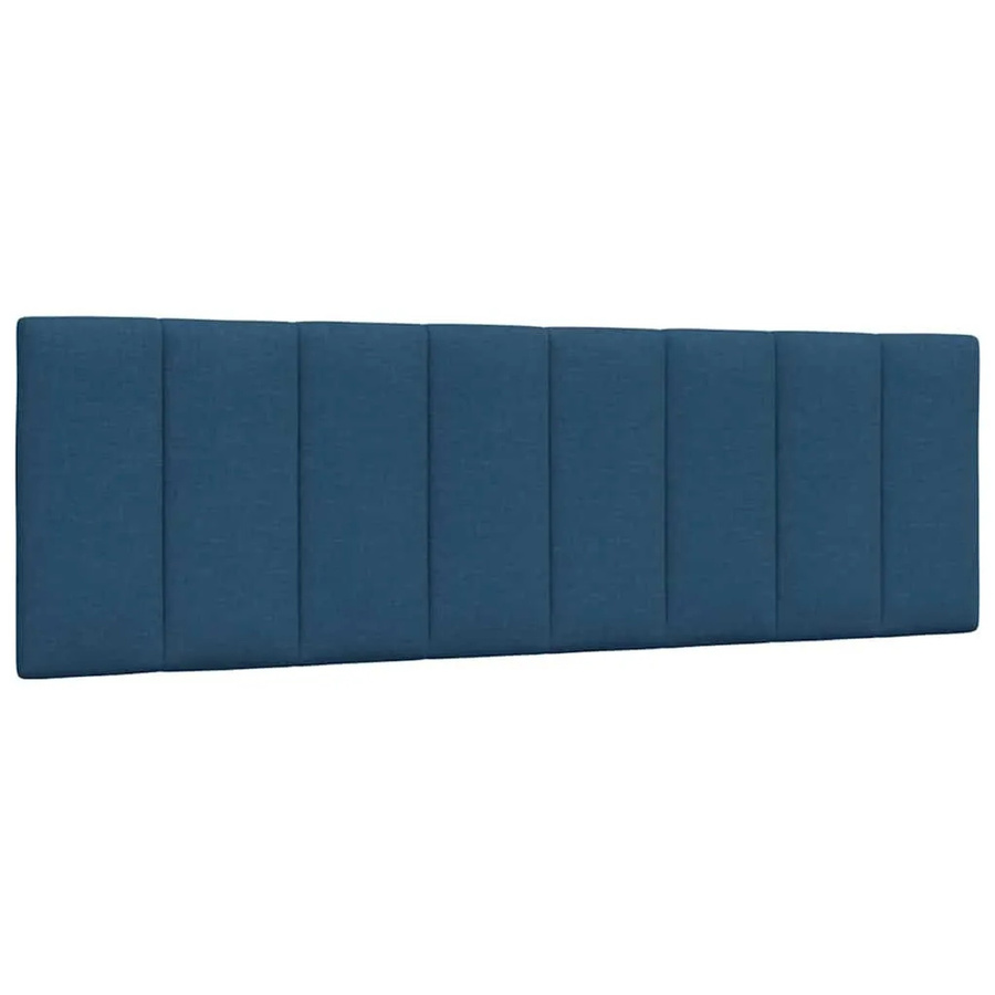 vidaXL Kopfteil-Kissen Hanko Blau, gepolstertes Wandpaneel aus Stoff mit Linien-Design, Breite: 160 cm - Bild 2