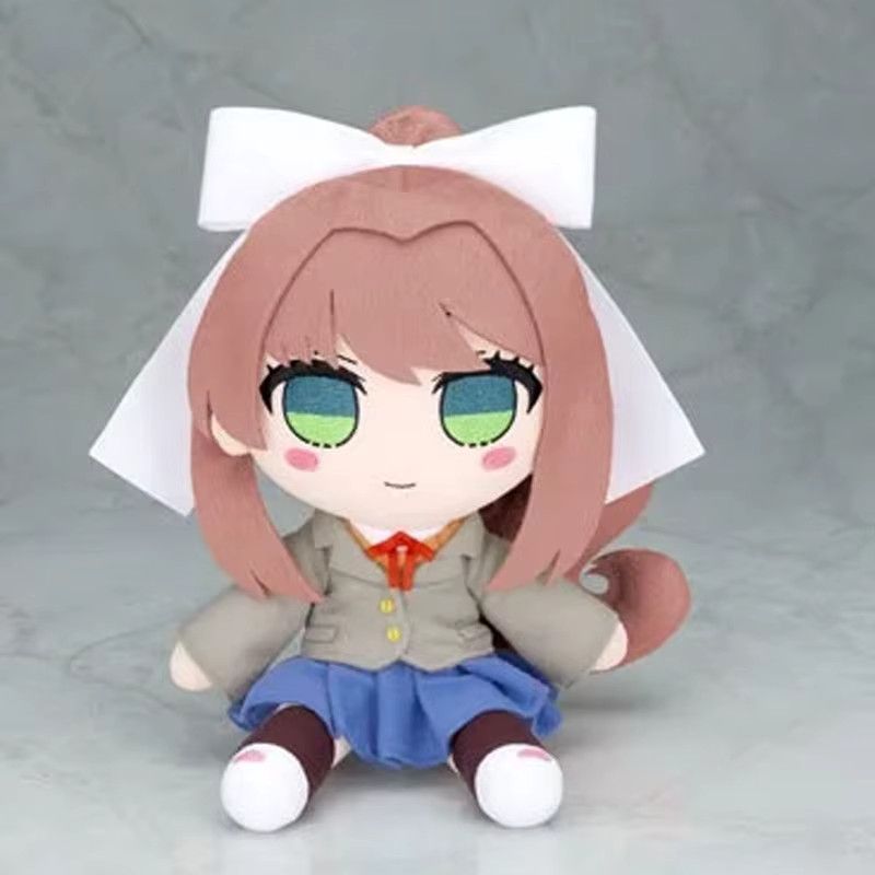 DOYOUDO Monika Plüschtier aus dem Literatur Club in Braun als weiches Sammlerstück und Dekoration - Bild 2
