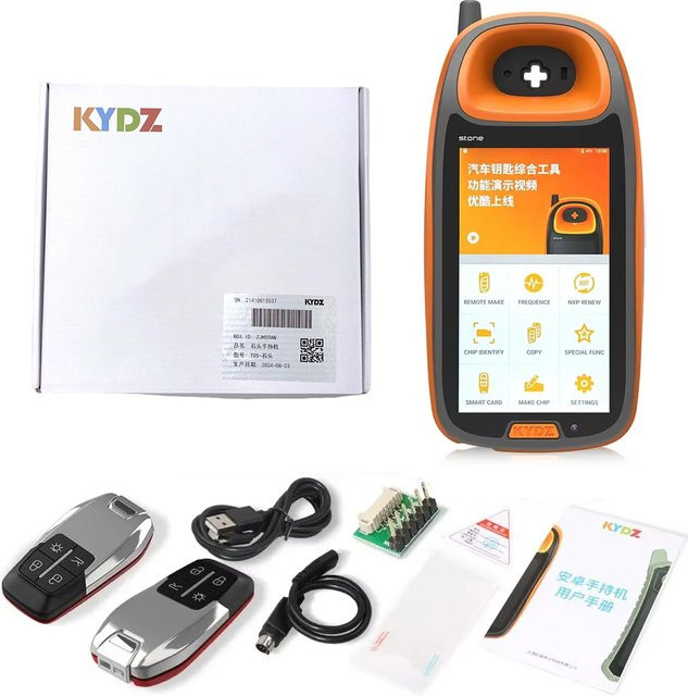 YIQIXIN Smart Key Programmierer für KYDZ Chip mit NXP Smart Card-Erkennung und Diebstahlsicherung in Orange - Bild 1