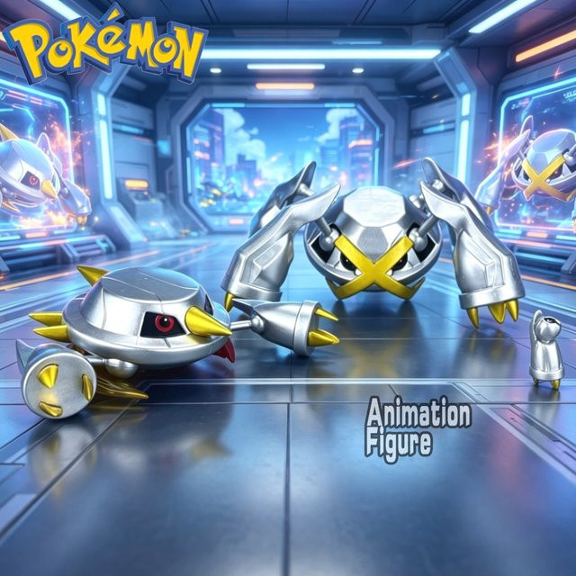 Bandai Pokémon Metagross, Actionfigur, Grau, Kunststoff - Bild 1