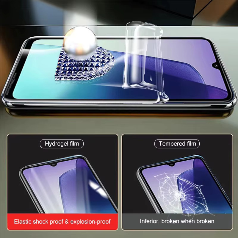 Caynes Hydrogel Screen Protector Transparent für iPhone 17 Pro 16 15 14 Pro Max 13 12 11 Soft HD Vollabdeckung - Bild 3