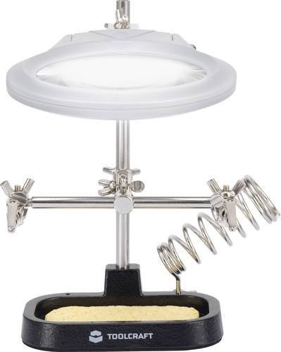 TOOLCRAFT ZD-10MB Dritte Hand in Weiß, L x B x H: 21,0 x 26,5 x 19,0 cm - Bild 1