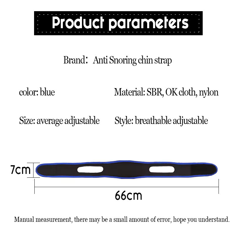 Raiuleko Anti-Schnarch-Gürtel Kinnriemen, Unisex - Bild 6