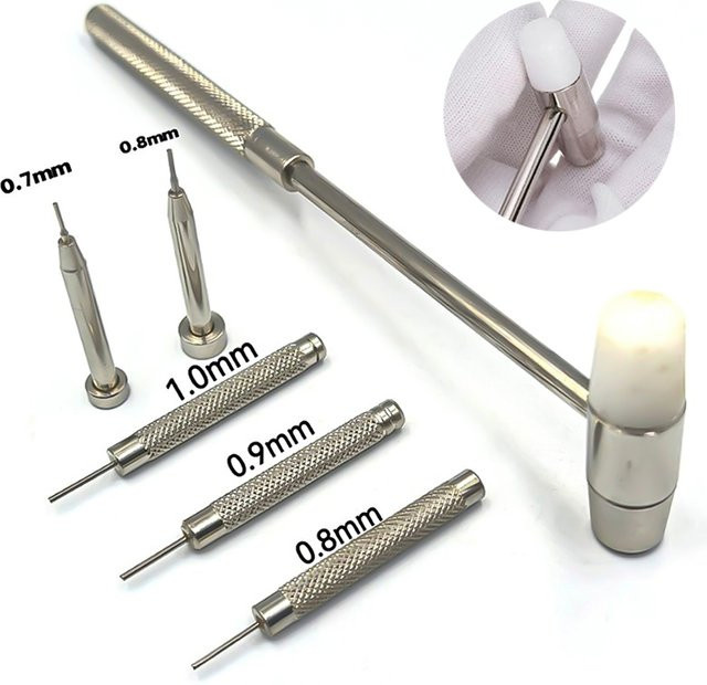 OAKCHARM Uhrenreparatur-Werkzeugset, Edelstahl, Silber, Unisex - Bild 1