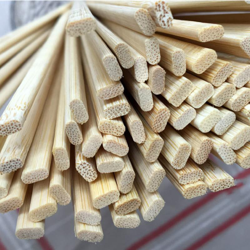 100 Stück Bambusspieße aus Naturholz in Beige, Länge: 15 cm, Durchmesser: 5,5 mm - Bild 3