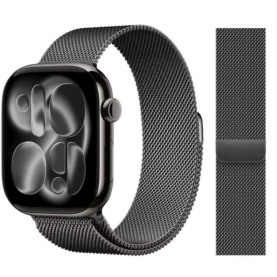 Milanese Loop Strap Uhrenarmband Edelstahl, Unisex - Bild 2