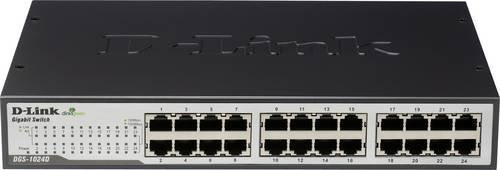 D-Link DGS-1024D/E Gigabit Netzwerk Switch mit 24 Ports in Schwarz - Bild 3