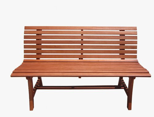 Garden Pleasure Gartenbank aus Eukalyptusholz, 3-Sitzer, Braun, B/H/T: 140 x 82 x 61 cm - Bild 2