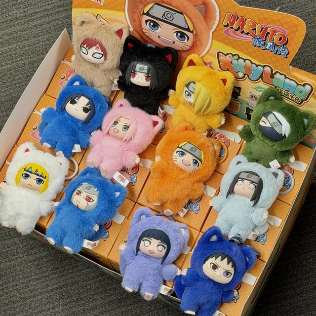EAKI Naruto Katzen-Paradies, Plüsch-Serie, Blindbox, Anime-Figur - Bild 1