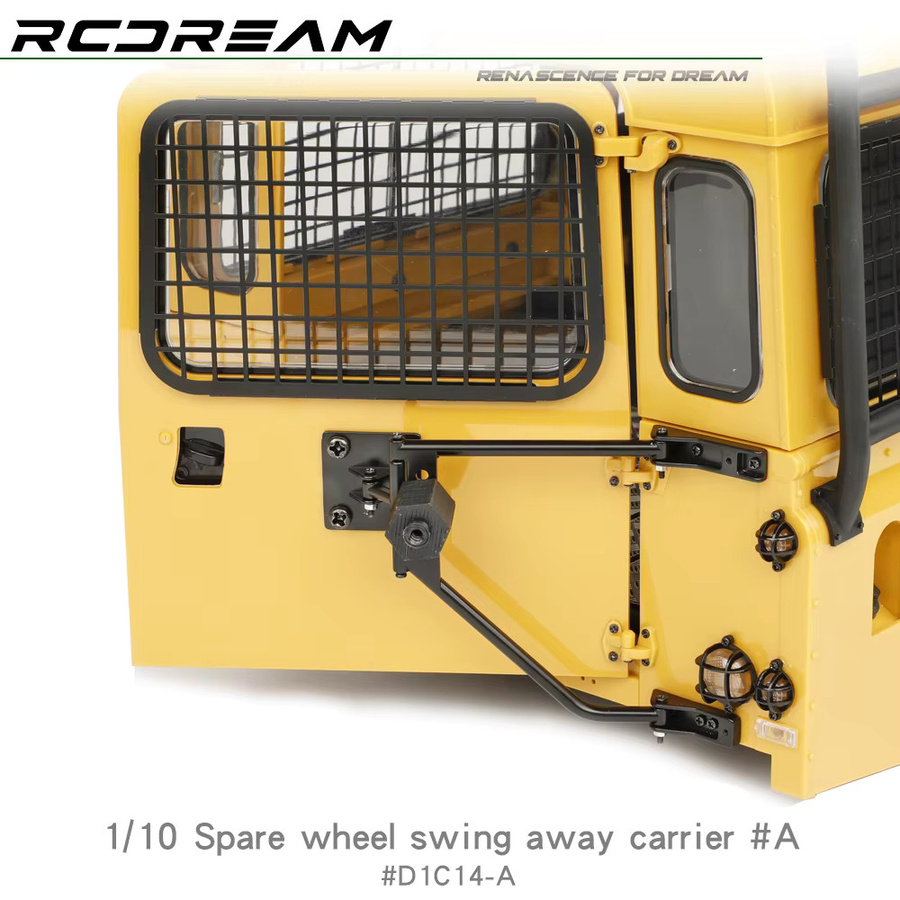 RCDream Reserverad Swing Away Carrier, Ersatzradreifen, 1/10 - Bild 3