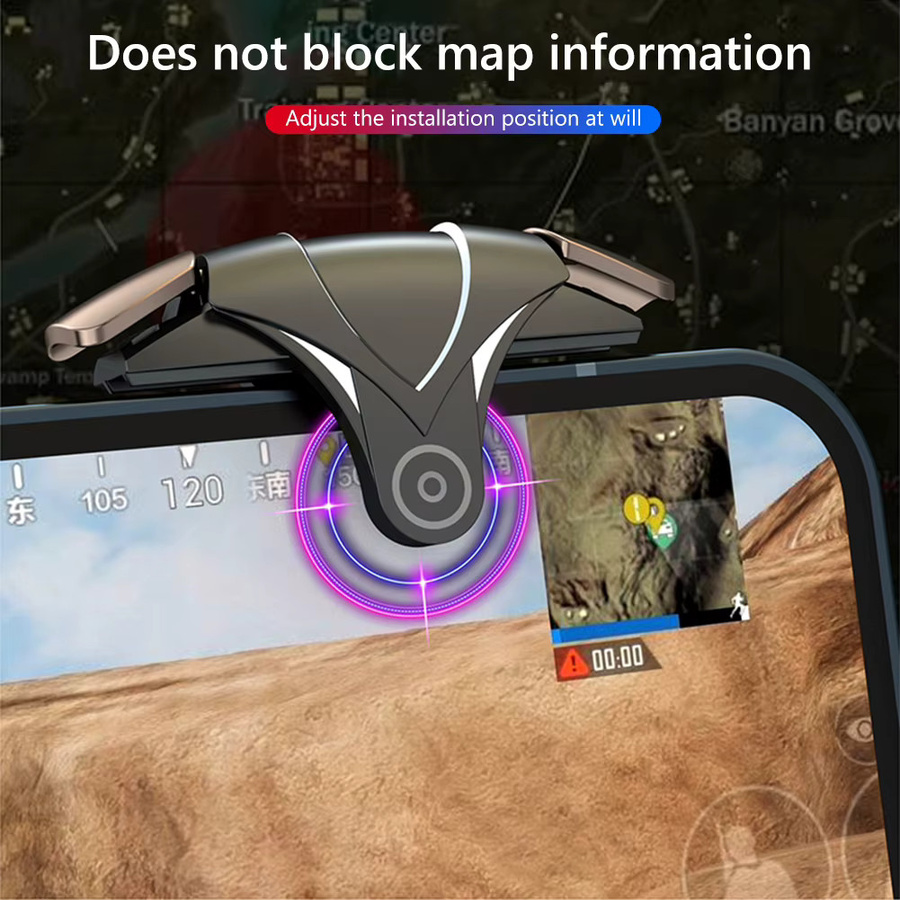 LAIMANEI 4-Finger Mobile Gaming Trigger für iOS und Android mit latenzfreien Tasten - Bild 5