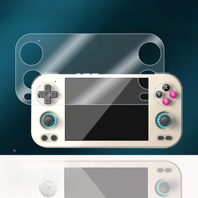 Anbernic RG476H Displayschutzfolie aus 9H gehärtetem Glas, transparent - Bild 1