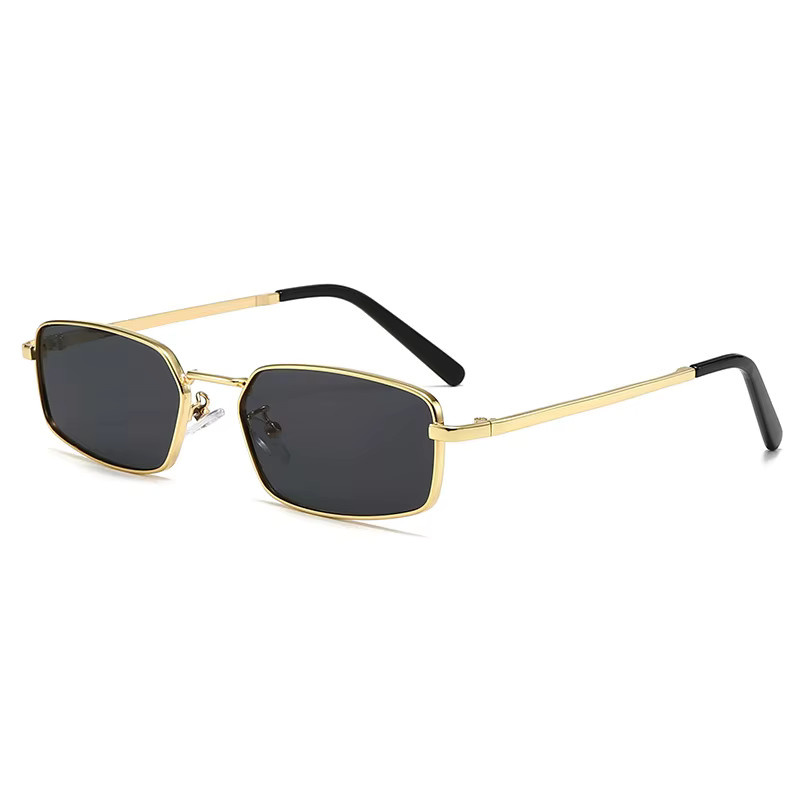 BOYSEEN Sonnenbrille, Metall, Vollrand, rechteckig, Gold - Bild 1