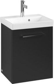 Villeroy & Boch Waschtischunterschrank Avento, Schwarz Matt, Wandmontage, B/H/T: 43 x 51,4 x 38,4 cm - Bild 1