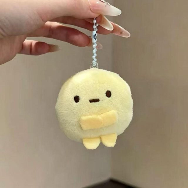 sanx Sumikko Gurashi Plüsch Schlüsselanhänger, gelb, ab 14 Jahren - Bild 1