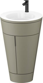 Duravit Waschtischunterschrank Starck 1 c-bonded Set in Weiß mit Innenbeleuchtung, B/T/H: 56 x 86,4 x 60,5 cm - Bild 1
