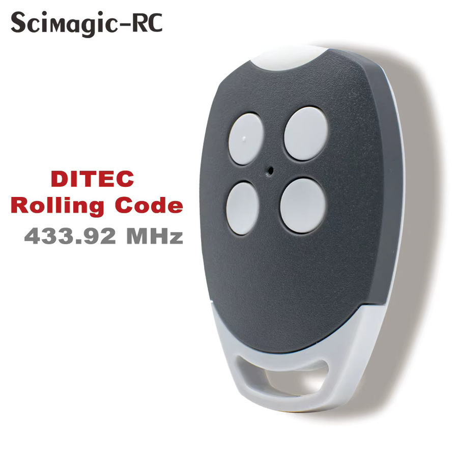 DITEC Intelligente Garagentor-Fernbedienung GOL4 BIXLS2 BIXLP2 BIXLG4 Schwarz 433,92 MHz Rolling Code Sender - Bild 3