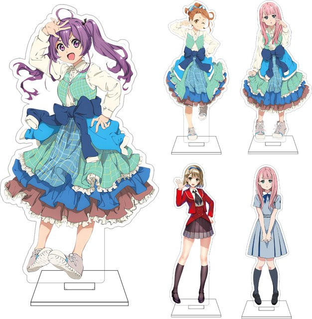Bandai 22/7 Anime Cosplay Acryl-Figur Ständerplatte, Einzelfigur, 16cm - Bild 1