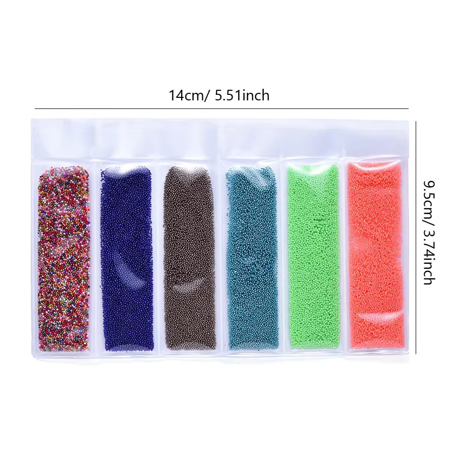 Art lalic Nail Art Glitzerperlen, 16 Stück, Glänzend - Bild 3