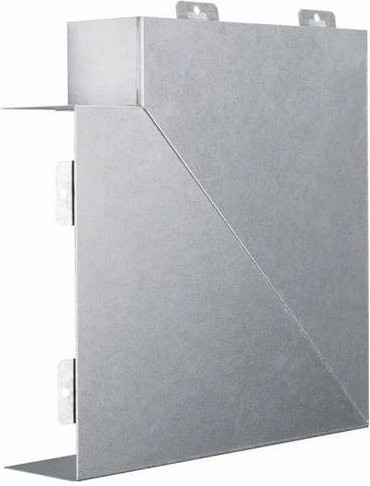 Hager Flachwinkel LFS602005VERZ aus Stahl in Silber, B: 20 mm, H: 60 mm - Bild 1