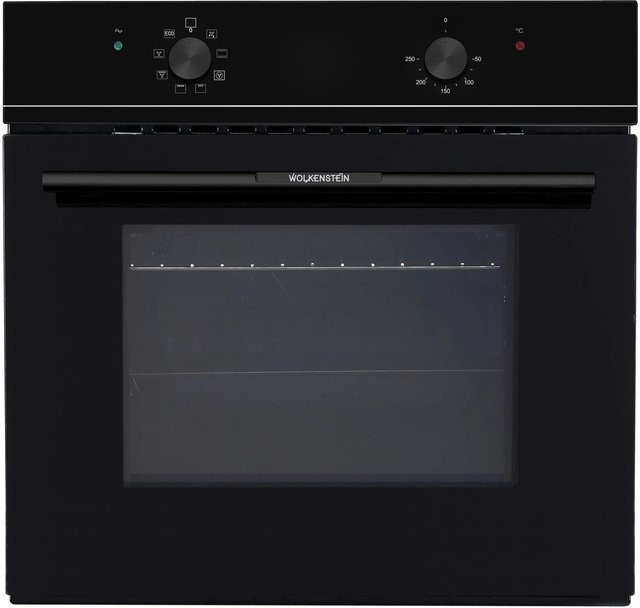 Wolkenstein Einbaubackofen WMO 70, schwarz, B/H/T: 59,5 x 59,5 x 55 cm - Bild 1