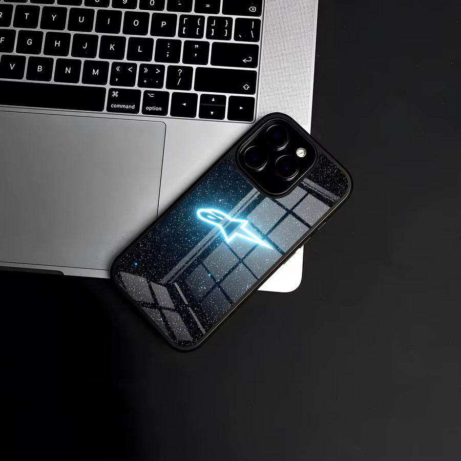 Alpinestars Handyhülle mit stoßfester Glasabdeckung für iPhone, Farbe: Schwarz - Bild 2