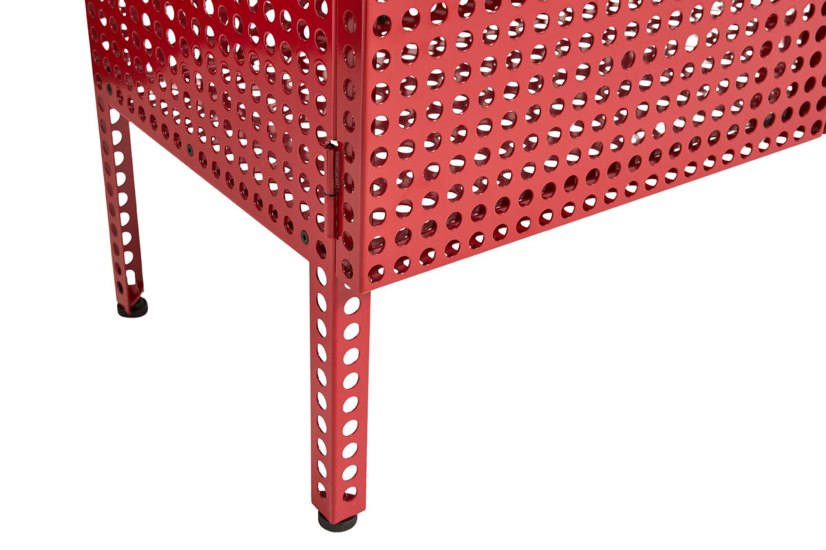 HAY Perforated Cabinet in Rot aus Metall - Bild 2