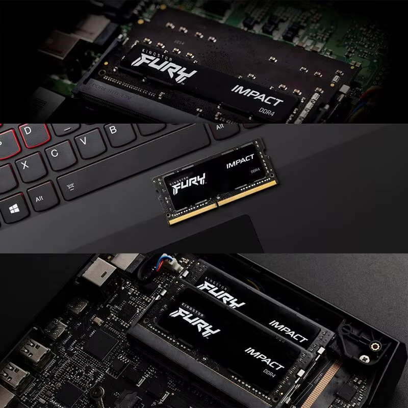 Kingston FURY Impact DDR4 SODIMM Laptop Arbeitsspeicher in Schwarz - Bild 4