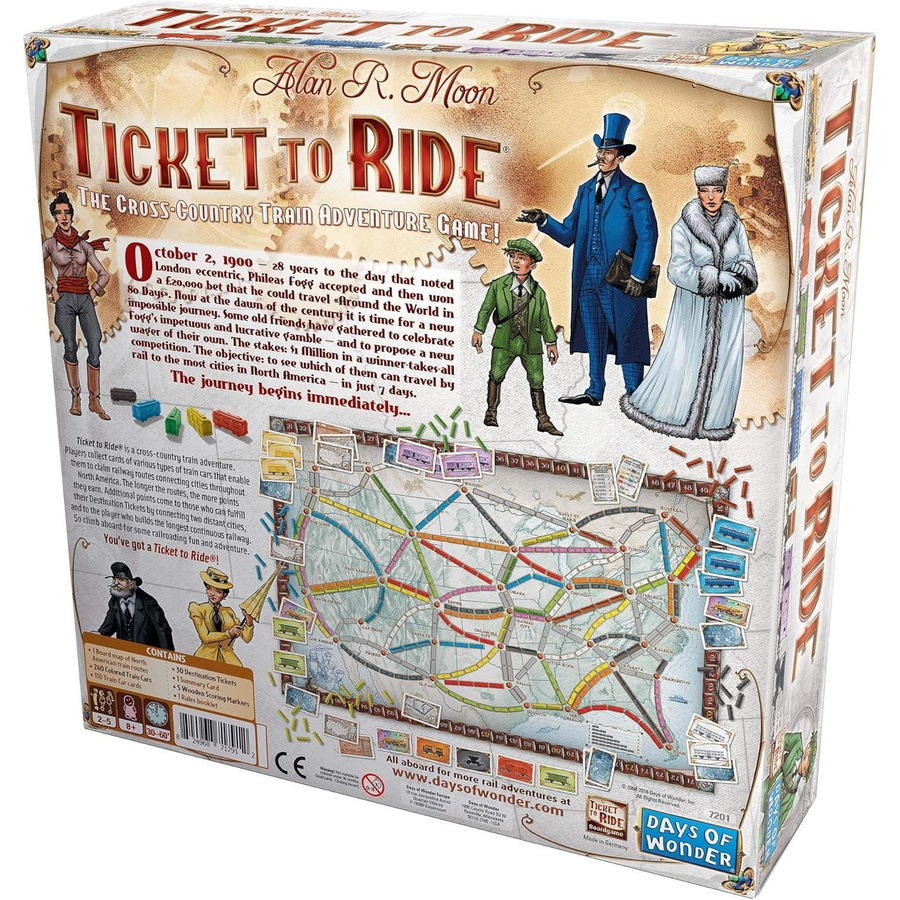 Lemo Nade Zug um Zug Strategiespiel Eisenbahn - Bild 2