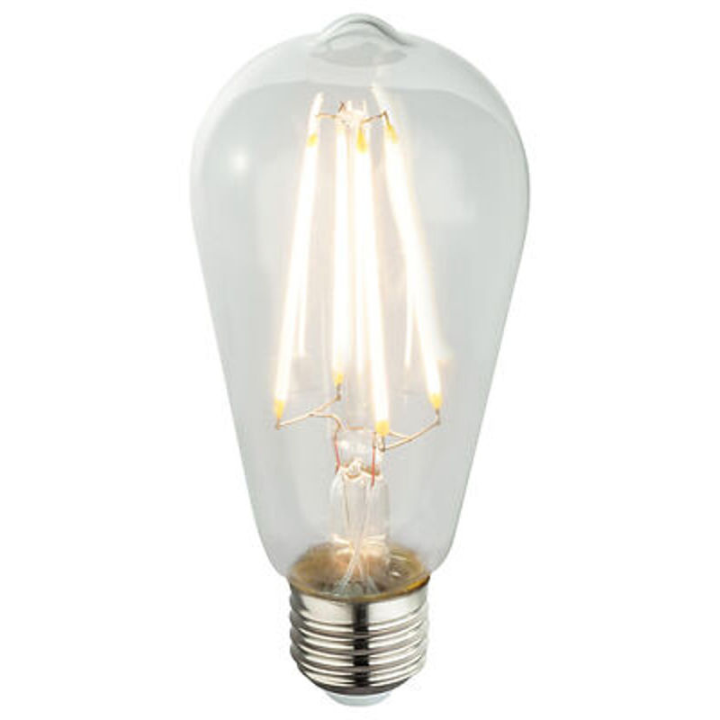GLOBO LED-Leuchtmittel Edison Filamentlampe E27 in Klar/Kupfer mit 800 Lumen und 3000K - Bild 2