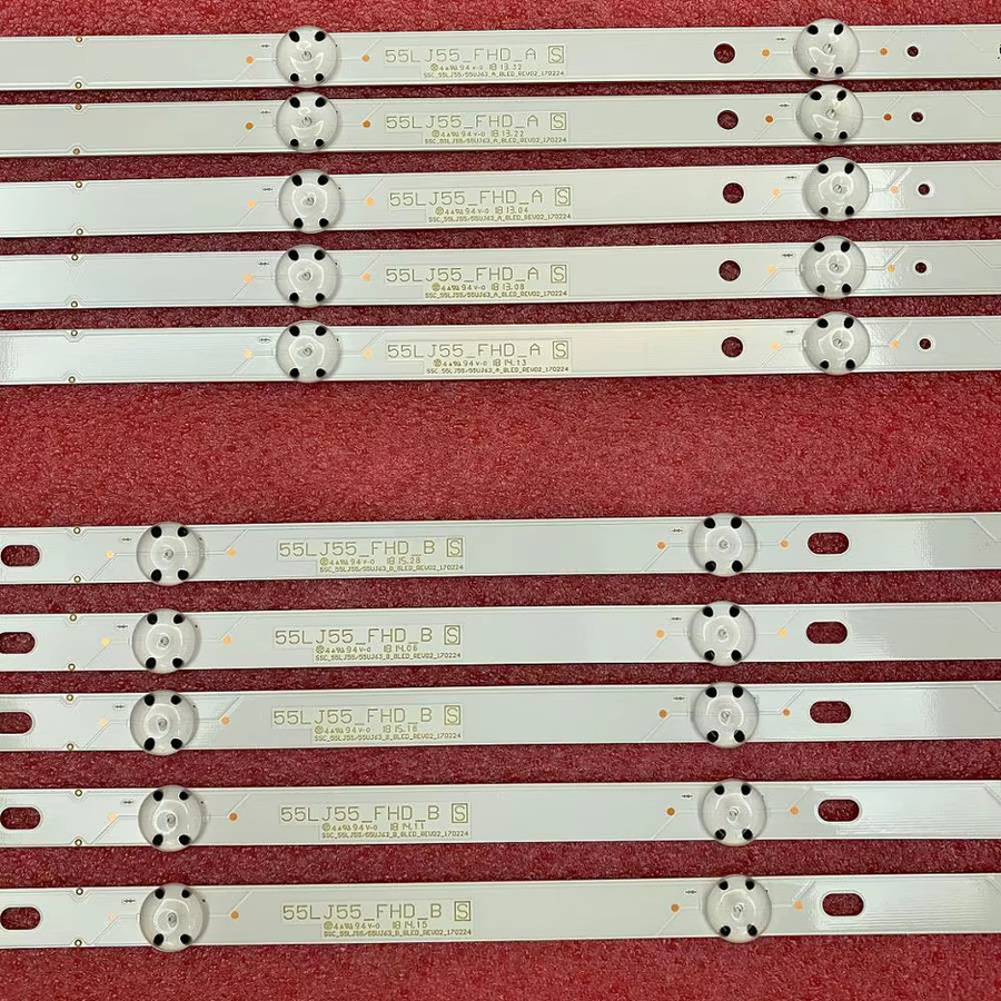 LED Backlight Strip für TV Modelle 55UK6100PLB 55LJ6105W 55UJ6309 55UJ635V 55UJ634V 55UJ630V 55JU630A und SSC_55LJ55/55UJ63_A in Weiß - Bild 2