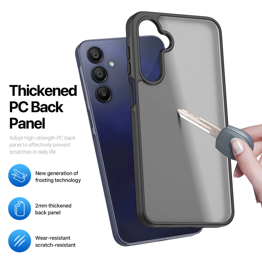 DUX DUCIS Anti-Drop-Handyhülle für Samsung Galaxy A07 4G A17 A06 A16 A26 A27 A37 A57 5G mit mattem Finish und mehrfarbiger Rückseite in Lila - Bild 4