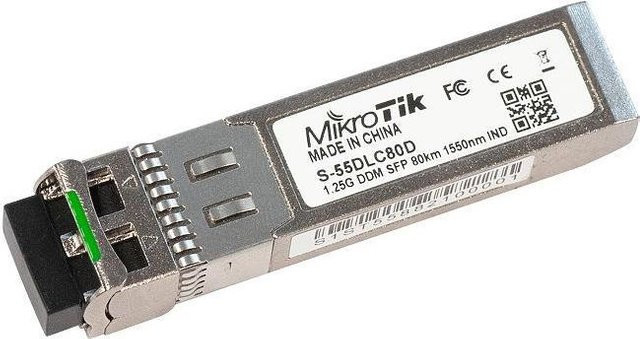 Mikrotik S-55DLC80D Netzwerk-Switch-Modul in Silber - Bild 1