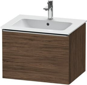 Duravit Waschtischunterschrank D-Neo, Wandhängend, Braun, B/T/H: 61 x 46,2 x 44 cm - Bild 1