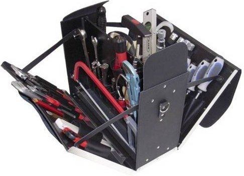 Alarm Werkzeuge Werkzeugtasche bestückt H: 355 mm, B: 200 mm, L: 430 mm - Bild 1