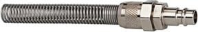 Riegler Nippel MS vern., Farbe: Silber, NW 7,2 - 7,8, 8x6, Überwurfmutter mit Knickschutz - Bild 1