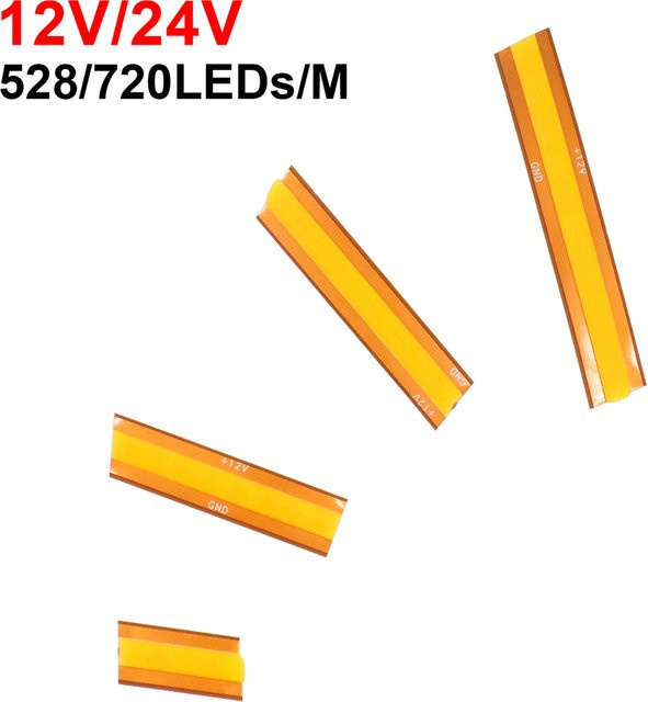 HAGAHA COB LED-Streifen flexibles Lichtband mit 528 LEDs für lineare Beleuchtung - Bild 1