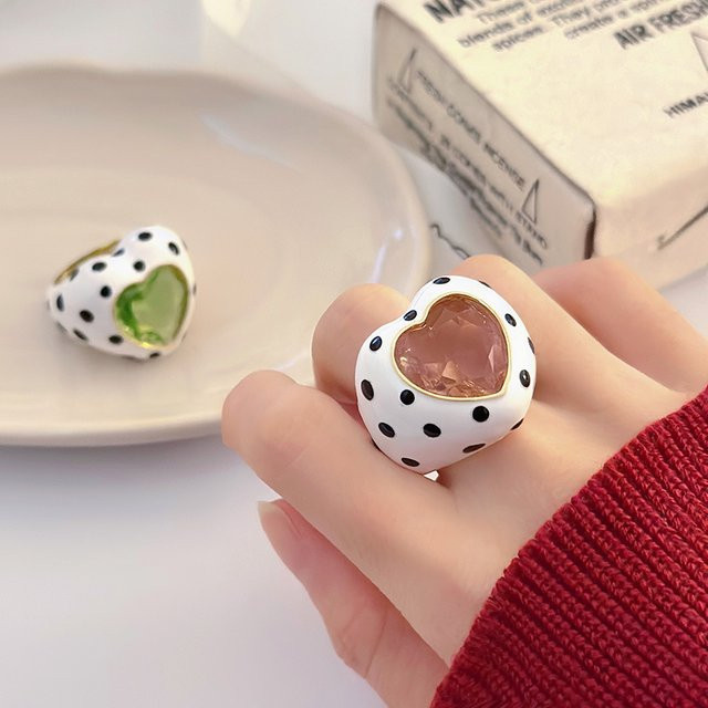 DINGABIYU Ring, Kristall, Damen - Bild 1