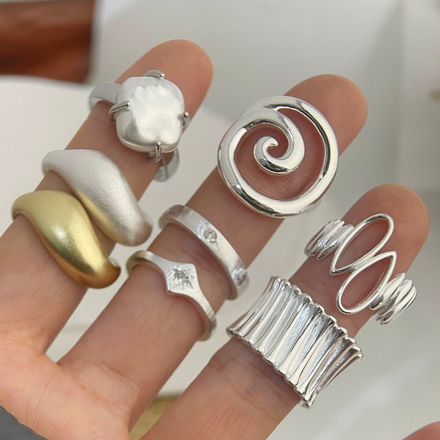 BFCLUB Ring 925 Silber, minimalistisch, Damen - Bild 1
